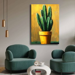 Wallity Pintura Decorativa en Lienzo Multicolor 70 x 100 cm